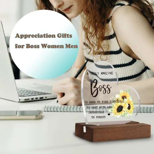 Vista 2 de Regalos de agradecimiento para mujer, definición inspiradora, regalos para mujeres jefas, regalos de agradecimiento para jefe, regalos de despedida