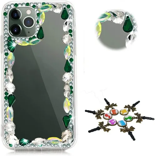 Vista 19 de Sparkle - Funda para teléfono compatible con Samsung Galaxy Note 20, elegante, hecha a mano, con diamantes de imitación en 3D, diseño de diamantes