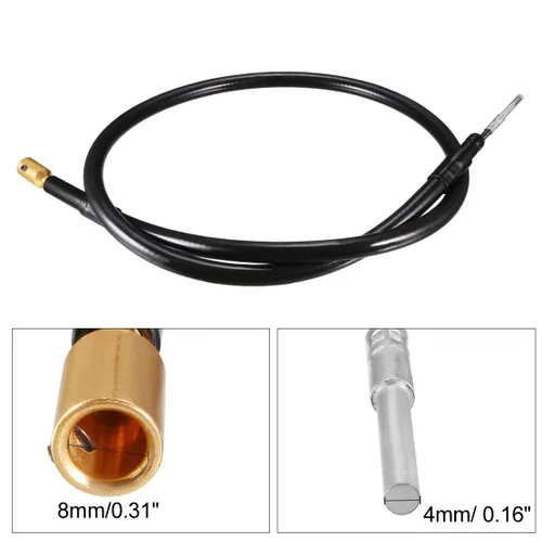 Vista 3 de uxcell Herramienta giratoria de eje flexible, accesorio de eje flexible 3.3 ft extensión 0.315 in Chuck para taladro de banco Prensa Chuck, for