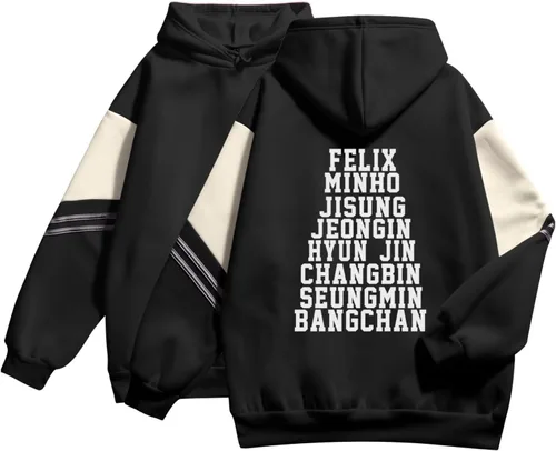 Vista 7 de Outofgas Stray Kids - Sudadera con capucha Felix Bangchan Hyunjin Jisung Changbin Minho Seungmin Jeongin Merch para mujer