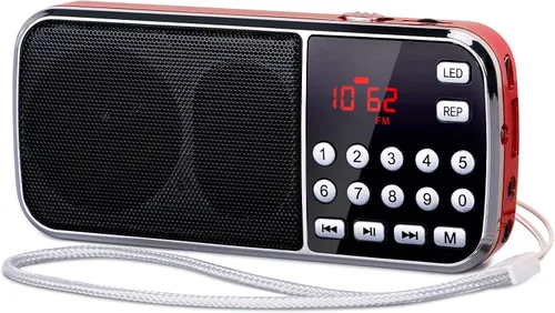 Vista 2 de Radio de bolsillo 985 con auriculares + 189 radio pequeña Bluetooth
