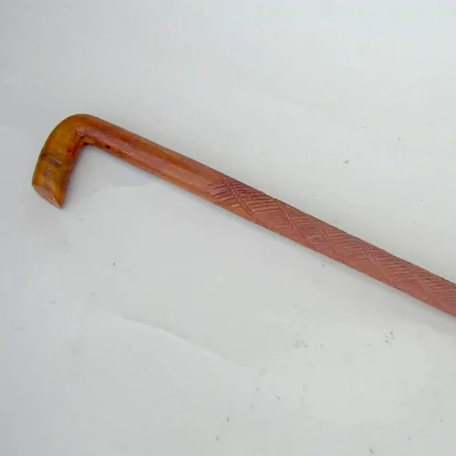 Vista 2 de Arsimus Renaissance LARP - Bastón de madera para caminar
