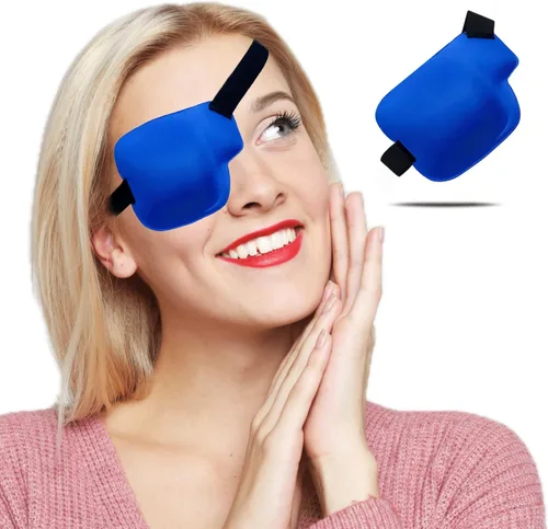 Vista 15 de Parche para ojos 3D, parches médicos para adultos y niños, parches para ojos perezosos para ambliopía 3D para ojo izquierdo