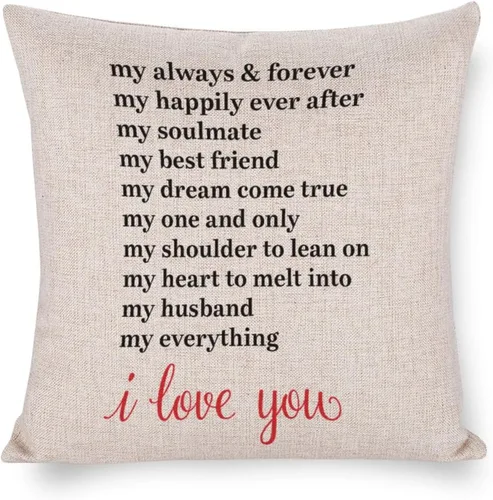 Vista 17 de One Year Down Forever to Go - Fundas de almohada decorativas de 16 x 16 pulgadas, funda de cojín cuadrada con acento de San Valentín para sofá