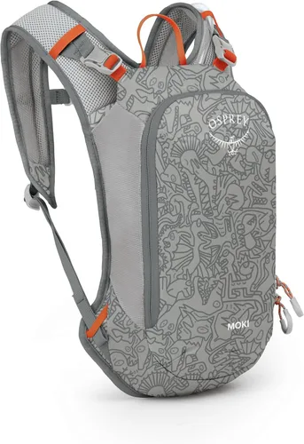 Vista 17 de Osprey Moki 3L - Paquete de hidratación para bicicleta infantil, color azul