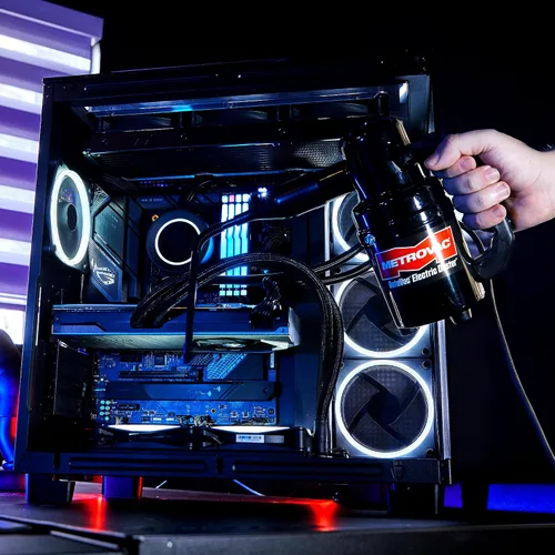 Vista 7 de MetroVac DataVac ED-500-ESD Plumero de Aire Eléctrico Soplador de Aire Antiestático para Limpieza de PC con Accesorios
