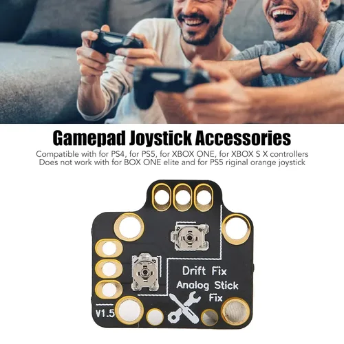Vista 3 de 10Pcs Gamepad Controller Simulation Thumb Joystick Drift Repair Board, 3D Analog Stick Drift Fix Mod for PS4 for for One and X Game Controllers
