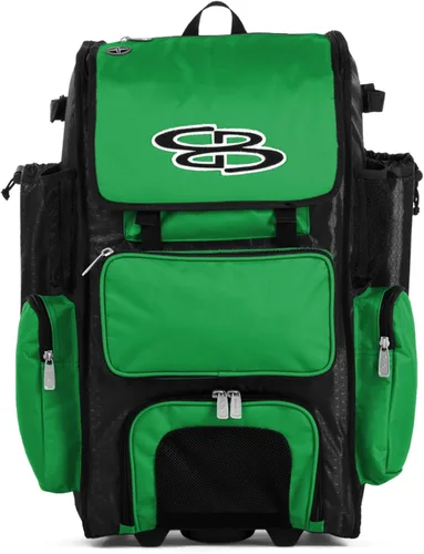 Vista 67 de Boombah Rolling Superpack - Bolsa para equipo de béisbol/sóftbol, varios colores, mango telescópico y capacidad para 4 murciélagos, versión