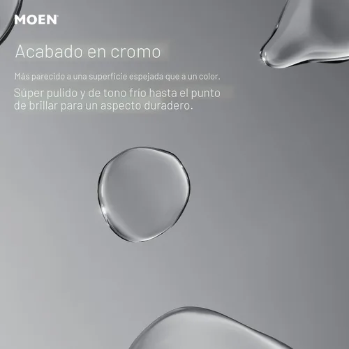 Vista 12 de Moen Adler Grifo de fregadero de cocina cromado de un solo mango con arco alto y fuerza de limpieza, llave de cocina moderna con rociador extraíble