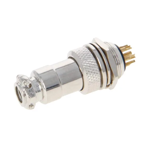 Vista 17 de Heyiarbeit Plata Negro GX12-2 15A 2P Aviación Conector Hembra/Macho Panel de Alambre de Alimentación Chasis Accesorios Conector de Metal Aviación 1