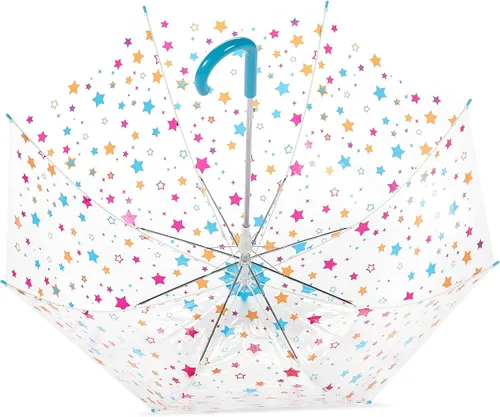 Vista 5 de Tienda Basics Paraguas de burbujas transparentes estrellas Estrellas
