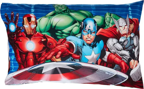 Vista 6 de Jay Franco Marvel Miles Morales Gamerverse Be Greater 1 funda de almohada reversible individual – Ropa de cama infantil súper suave de doble cara