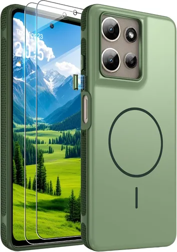 Vista 481 de Jshru Funda para Samsung Galaxy S26 Plus/Galaxy S25 Plus: para Galaxy S24 Plus [compatible con Magsafe] [2 protectores de pantalla HD] cubierta