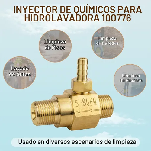 Vista 7 de 5-8 inyector químico fijo 100776 del GPM para la lavadora de presión