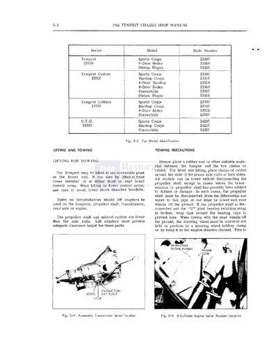 Vista 3 de 1966 Pontiac Tempest tienda Servicio Manual de reparación libro Encuadernación desconocida