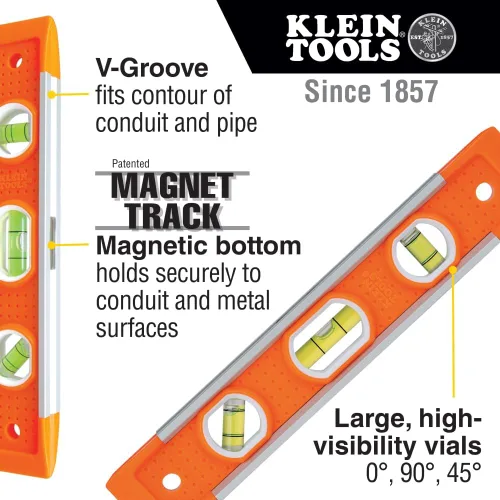 Vista 2 de Klein Tools 935 Nivel torpedo