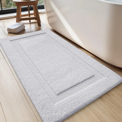 Vista 34 de LUMI Alfombras de baño ultrasuaves antideslizantes con parte trasera de goma, absorbente y lavable, de secado rápido, alfombra de felpa de Beige