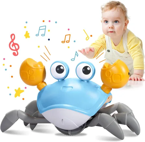 Vista 8 de Plnmlls Juguete de pulpo bailarín, juguetes para el tiempo boca abajo, con música y luz LED, batería recargable integrada y volumen que se pueden