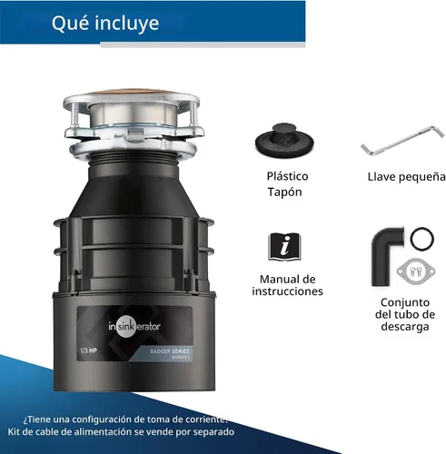 Vista 7 de InSinkErator tejón, Badger 1, 120.00 volts