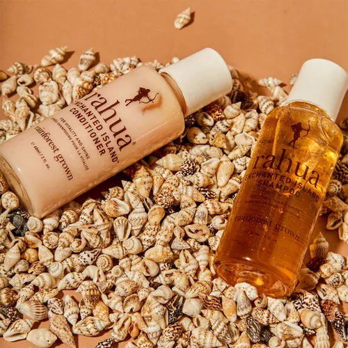 Vista 4 de Rahua Enchanted Island Shampoo - Champú nutritivo para hombres y mujeres que promueve la fuerza, el crecimiento y el brillo para todo
