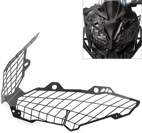 Vista 2 de Protector de faros delanteros de motocicleta, protector de parrilla para Kawasaki Versys 650 2015-2020