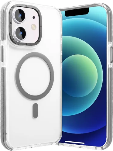 Vista 95 de Funda magnética diseñada para iPhone 11, [probada contra caídas de grado militar] [compatible con MagSafe] Funda protectora delgada translúcida mate