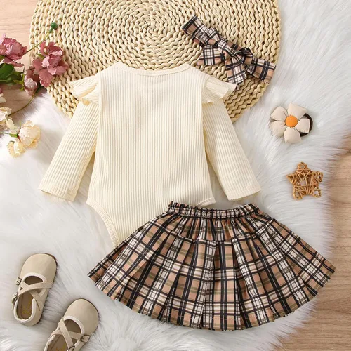 Vista 5 de TBUIALL Baby First Halloween Ropa De Bebe Para Fotos Niñas Traje hawaiano Bulldog Francés Ropa Bebé Niña Pijama