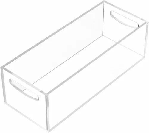 Vista 7 de AITEE Paquete de 2 cajas de almacenamiento de DVD/CD, contenedor de almacenamiento acrílico para Blu-Rays, libros pequeños/folletos, fundas