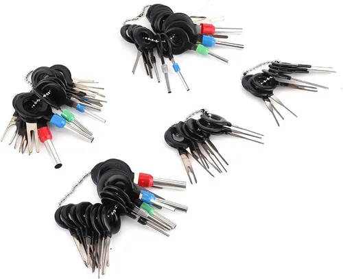 Vista 4 de Kit de 70 piezas de expulsión de terminales para automóvil, kit de herramientas de extracción de terminales, juego de herramientas de extracción