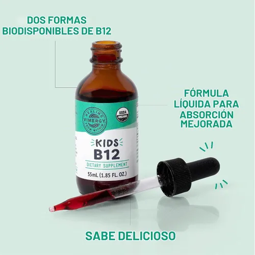 Vista 2 de Vimergy Zinc para niños (1.9 fl oz) y niños B12 (1.9 fl oz) - Kits