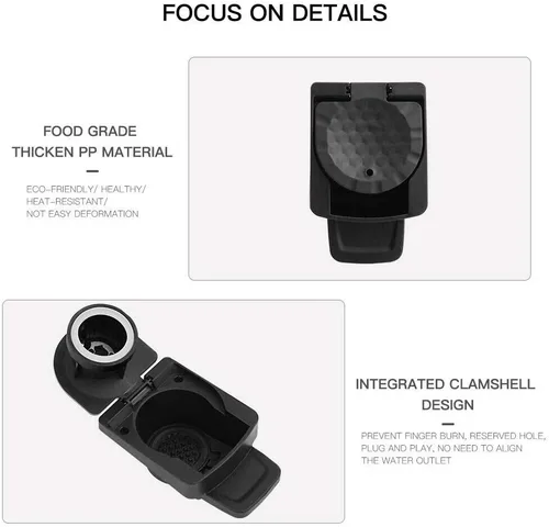Vista 7 de Convertidor para máquina Dolce Gusto para preparar cápsulas de café Nespre**so, adaptador de Dolce Gusto a Nespre**so Compatible con: Dolce Gusto