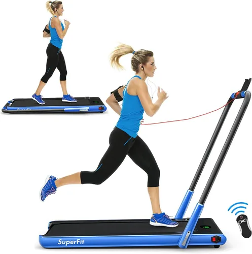 Vista 14 de Goplus 2 in 1 Folding Treadmill, 2.25HP Under Desk Electric Superfit Treadmill, Installation-Free with APP Control, Remote Control, Bluetooth