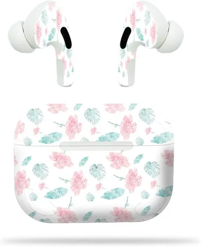Vista 11 de MightySkins - Compatible con Apple Airpods Pro - Blue Petals Funda protectora de vinilo duradera y única Fácil de aplicar, quitar y cambiar