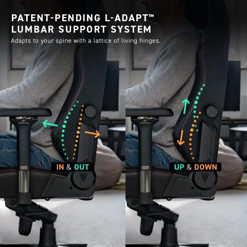 Vista 7 de Secretlab Titan Evo Ash Silla Gaming - Reclinable - Silla de Computadora Ergonómica y Cómoda con Reposabrazos 4D - Almohada Magnética para la Cabeza