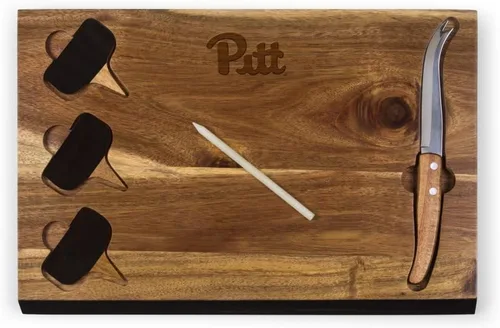 Vista 13 de PICNIC TIME NCAA NCAA - Juego de tablas de cortar y herramientas de queso de acacia Delio unisex para adultos