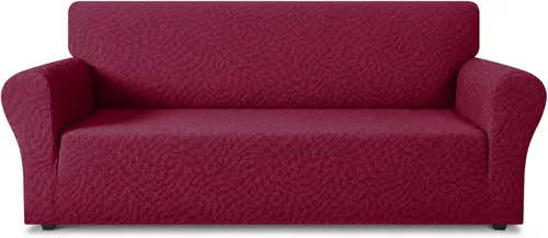 Vista 17 de ZNSAYOTX 1 Funda de silla Jacquard para sala de estar, funda de silla de alta elasticidad con brazos, antideslizante, apta para mascotas, funda