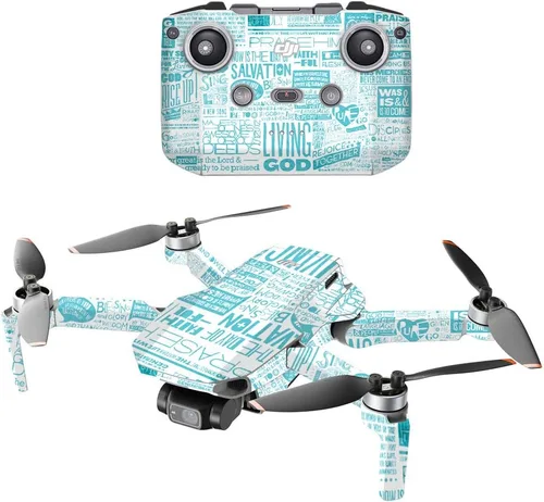 Vista 6 de MightySkins Compatible con DJI Mini 2 Dron portátil – Espacio profundo Funda protectora de vinilo duradera y única Fácil de aplicar, quitar