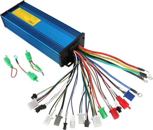 Vista 5 de Controlador de motor sin escobillas de 36V/48V/52V/60V/72V/84V 40A-50A 1000W-2000W-2500W con panel de pantalla LCD para scooter eléctrico, bicicleta
