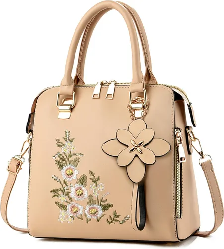 Vista 9 de Bolso de mano bordado con asa superior y bolso ligero para mujer