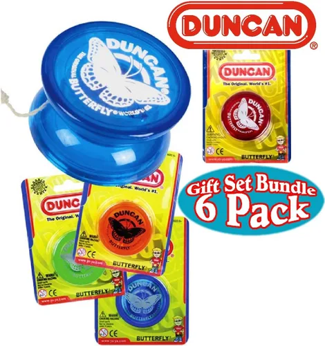 Vista 3 de Duncan Yo-Yo - Juego de regalo de mariposa - Paquete de 6 (colores surtidos)