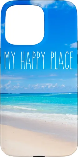 Vista 31 de Rae Inspired Dun My Happy Place Summer Vacay Ocean Beach Day Case for iPhone 17