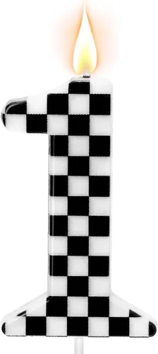 Vista 11 de Velas temáticas de autos de carreras para cumpleaños, velas numeradas número 0 a cuadros, decoración de pastel a cuadros en blanco y negro, adorno