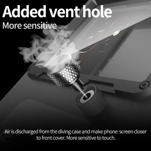 Vista 4 de Hllhunkhe Funda universal subacuática para esnórquel, buceo profesional, impermeable, para iPhone 7-17 Pro/Pro Max/Plus/Mini, Galaxy S10-S25