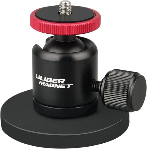 Vista 12 de ULIBERMAGNET Soporte magnético para teléfono con rotación de 360° con mini cabeza de bola, compatible con teléfonos inteligentes para coches, Jeep