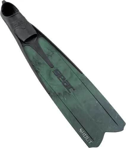 Vista 10 de Seac Shout, Aletas Largas para Buceo, Pesca Submarina y Buceo Libre, Fabricadas en Italia
