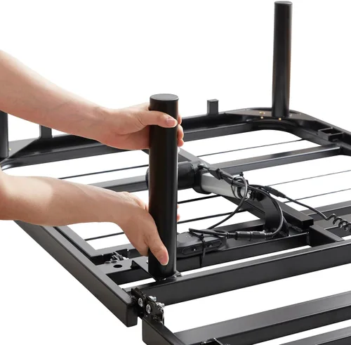 Vista 8 de Nestl - Base de cama ajustable básica, somier de cama tamaño Queen, inclinación motorizada de la cabecera y del pie, base de cama ajustable, control
