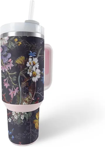 Vista 11 de MightySkins Skin - Vaso de vinilo compatible con Stanley The Quencher H2.0 FlowState de 40 onzas, vida útil, protectora, duradera y única, fácil