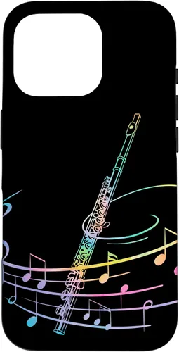 Vista 20 de Classical Music For Flutist Orchestra Flute Case for iPhone 16