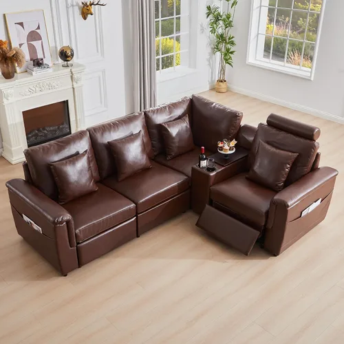 Vista 48 de RARZOE Módulo de Reposabrazos para Sofá Seccional Modular, Reposabrazos de Pana Módulo de Sofá Modular Parte Lateral para Sala de Estar Sofá