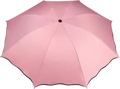 Vista 5 de Sakura - Sombrilla plegable resistente al viento anti lluviasol flor de cerezo